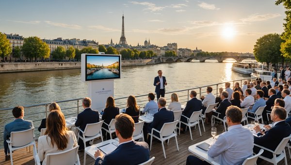 Comment organiser un séminaire sur la seine à paris ,
