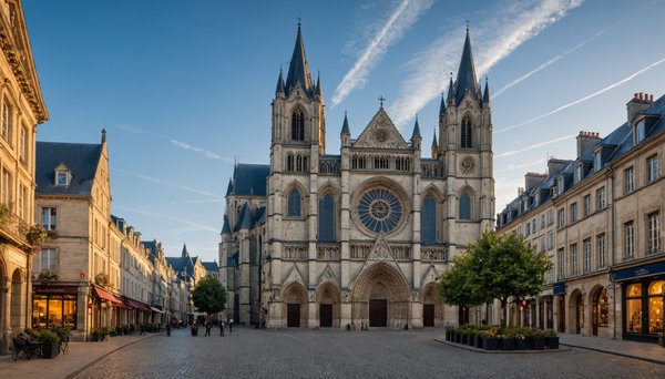 La cathédrale saint-maurice à angers : architecture et patrimoine avec l'hotel le chateau des forges