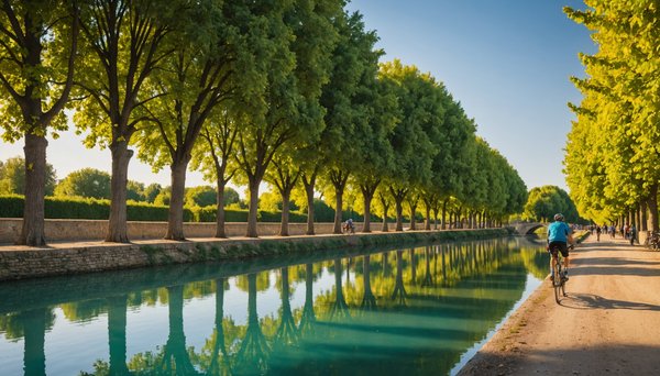 Canal du midi à vélo : itinéraires balisés, paysages variés et étapes avec le camping olivigne